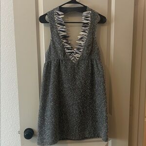 Anna Sui Vintage Gray bucle Dress